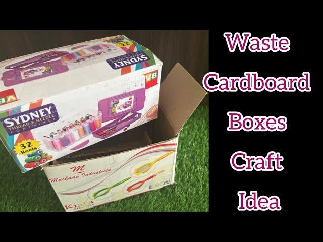#DIY home Organizing #Craft Ideas||waste #cardboard boxes #reuse ideas