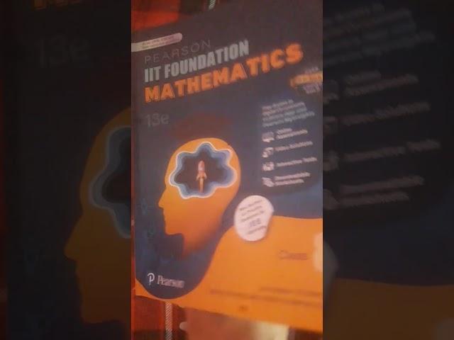class 8th IIT Foundation Pearson book...