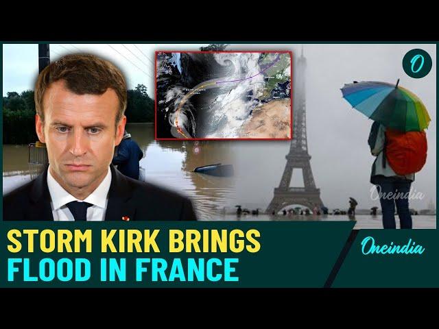 Hurricane Kirk Hits Europe: France Battered By Rising Sea Water | Record Rainfall in Northern France