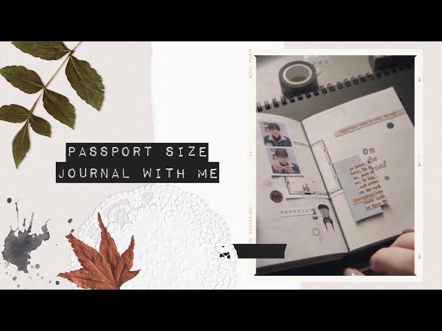 — passport size journal with me | a revival
