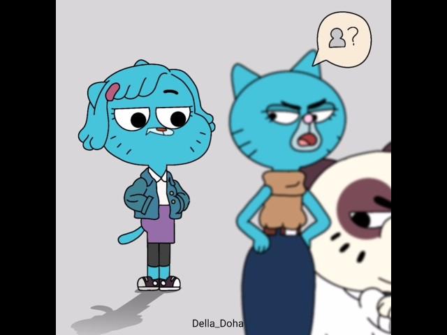 • 𝗡𝗶𝗰𝗼𝗹𝗲  𝗥𝗶𝗰𝗵𝗮𝗿𝗱• _Random trend on TikTok ___ #gumball #fan_art #darwincarrie #animatin #foryou.