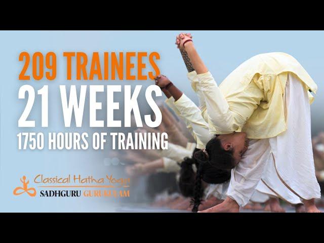 209 Trainees, 1750 Hours of Training, 21 Weeks: Glimpses of Hatha Yoga Teacher Training Program 2024