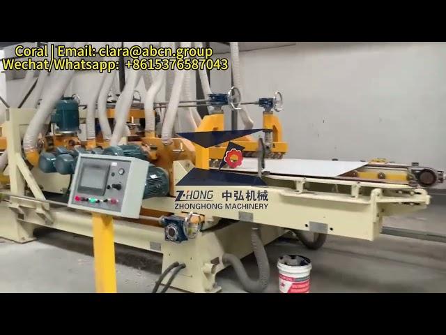 House Prefabricated Fiber Cement Board production Line, Flow on process