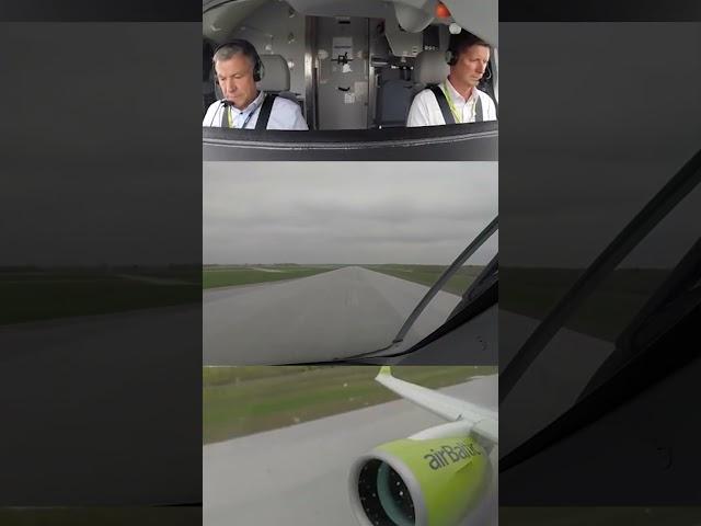 Air Baltic A220 Montreal Takeoff! ️