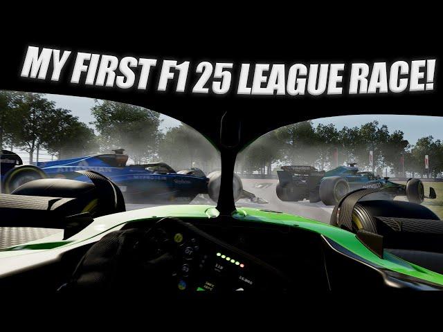 My first league race on F1 25 - Huge crash avoidance