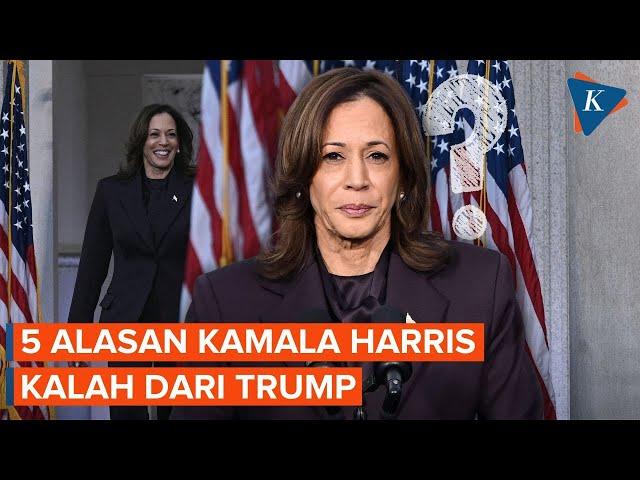 Membedah Alasan Kamala Harris Kalah dari Trump di Pemilu AS 2024