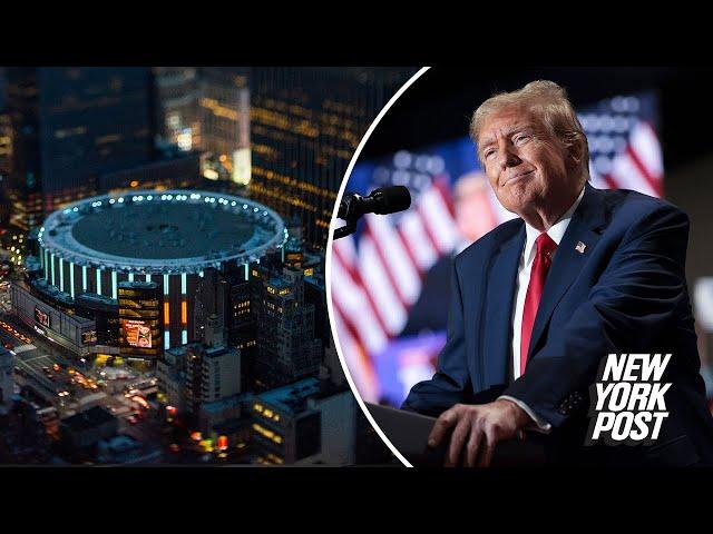 WATCH LIVE: Donald Trump holds rally at NYC's Madison Square Garden