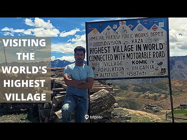 The World's HIGHEST Village - Komic Village, Spiti | @EscapeRouteIn | Tripoto