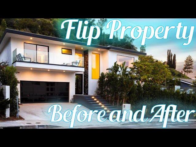 $3,500,000 HOLLYWOOD HILLS House Flip Before and After