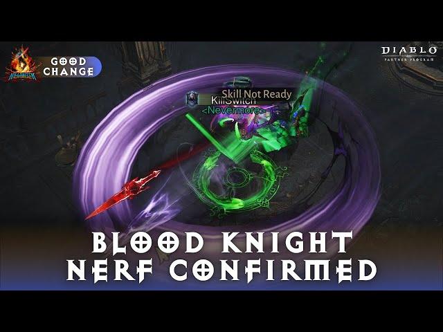 Diablo Immortal - Blood Knight Nerf Confirmed... But It's Actually A Good Change