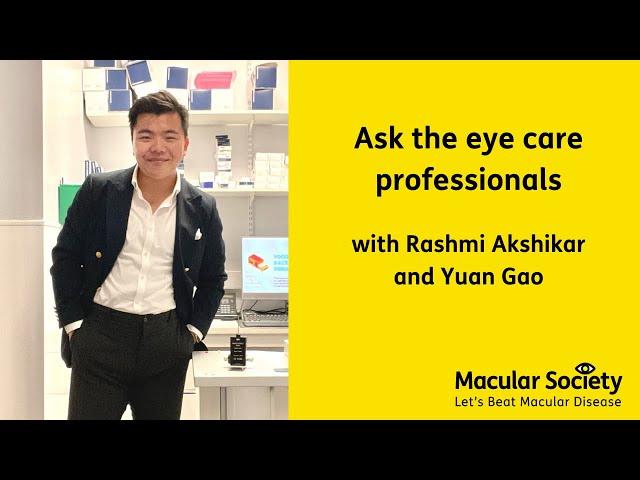 Ask the eye care professionals