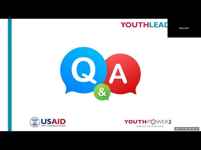 YouthLead Ambassador Webinar: The Role of Youth in Promoting Sustainable Agriculture Development