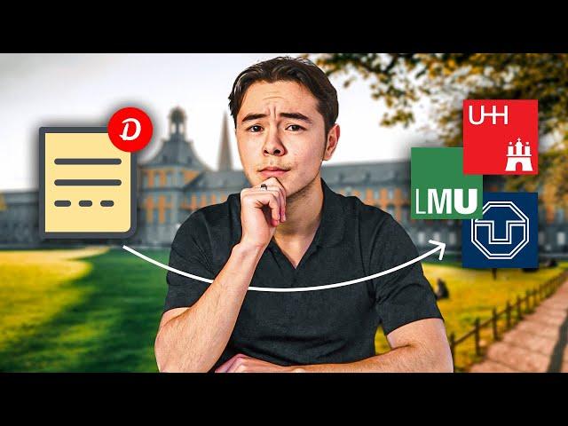 How to Get Into German Universities With LOW GRADES