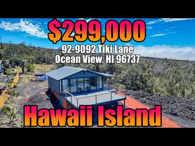 $299,000 92-9092 Tiki Lane, Ocean View Big Island Hawaii Real Estate -2BR/1BA MLS#716166