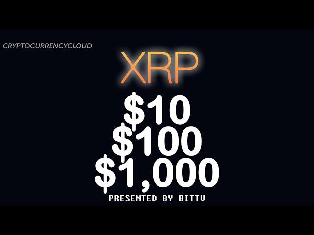 XRP $1,000 현실적 시나리오 다섯가지.ㅣ똑똑한 소비자는 XRP를 얻는다.