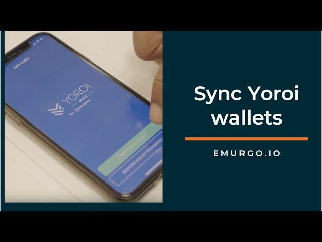 Yoroi Tutorial - Sync Mobile Wallet w/ Browser Wallet