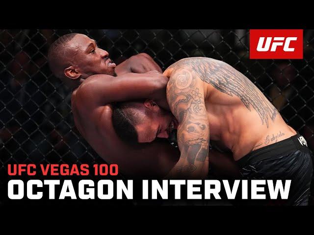 Tresean Gore Octagon Interview | UFC Vegas 100