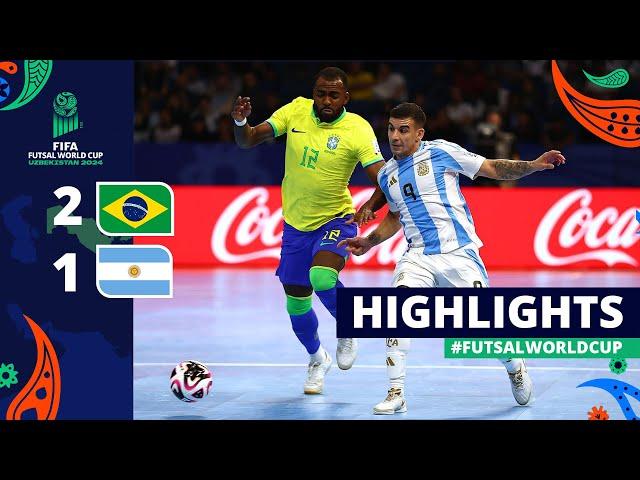 Brazil v Argentina | FIFA Futsal World Cup 2024 | Final | Highlights