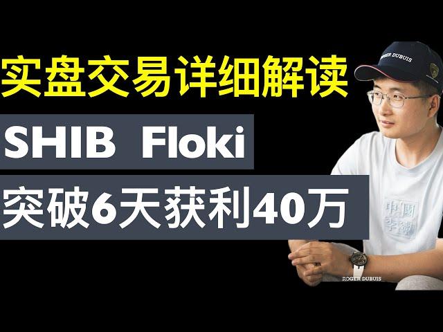 实战交易复盘，逻辑详细解释，SHIB Foki 6天拿下共7万美金，40多万人民币的回报。