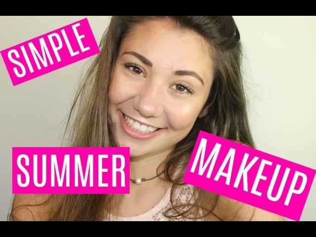 Simple Summer Makeup Tutorial | BeautybySamixox