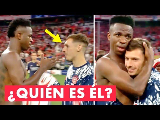  Es realmente ESPECIAL: este es con quien Vinicius Jr cambió de camiseta tras la ida vs Bayern