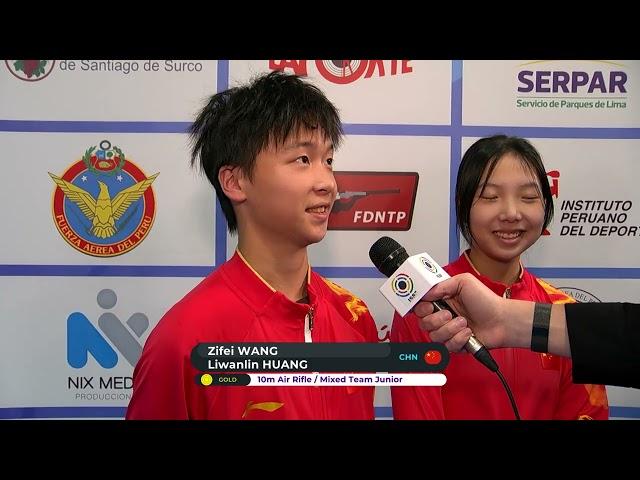 Interview Team China 10m Air Rifle Mixed Team Junior Final - Lima(PER) - JWCHS'24