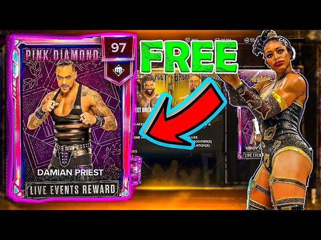 2K Just Gave EVERYONE A FREE Pink Diamond | Action Figure Bray Wyatt In WWE2K24 My Faction