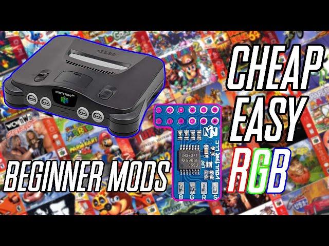 The Nintendo 64 | Cheapest RGB Mod That ROCKS!