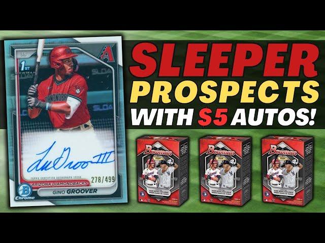 Sleeper Prospects: Top 10 Autos for $5 and Under in 2024 Bowman | Bowman Chrome Baseball Cards