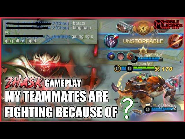 MY TEAMMATES ARE FIGHTING BECAUSE OF ? | ZHASK OFFLANE GAMEPLAY | ZHASK EXTRATERRESTRIAL SKIN