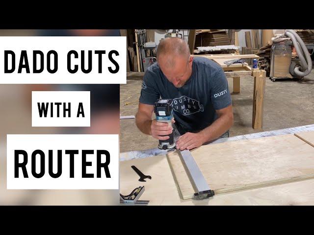 How to do dado cuts with a router