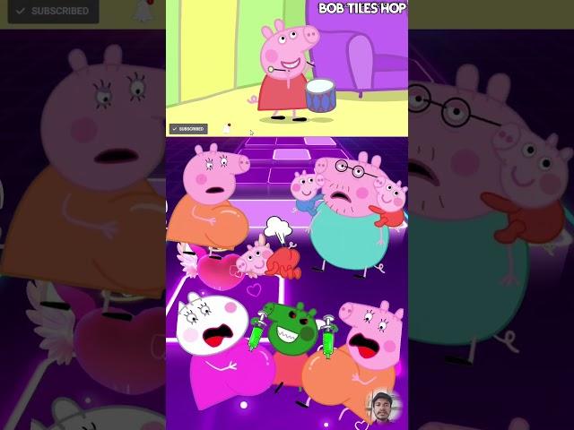 Peppa Pig vs Zombie Scary vs Simonson X Coffin Dance Tiles Hop #shortsfeed #viralvideo #151