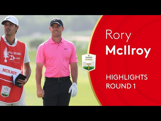 Rory Mcilroy starts his 2021 season with opening round 64! | 2021 Abu Dhabi HSBC Championship