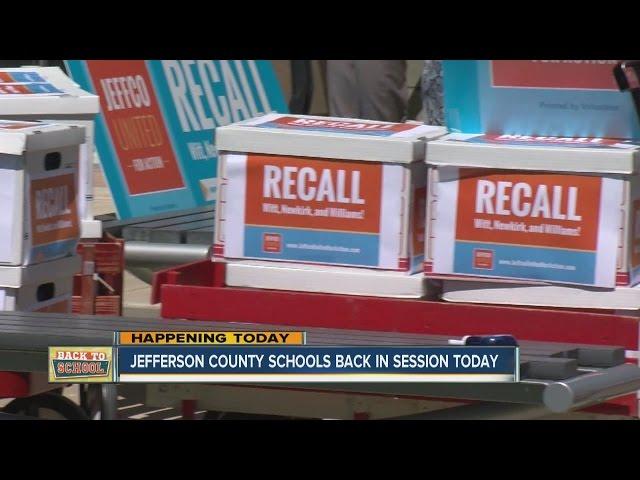 Students return to JeffCo Public Schools amid effort to recall 3 board of education members