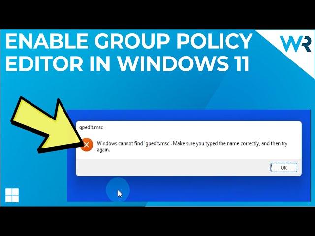 How to Enable the Group Policy Editor in Windows 10 & 11 Home Editions