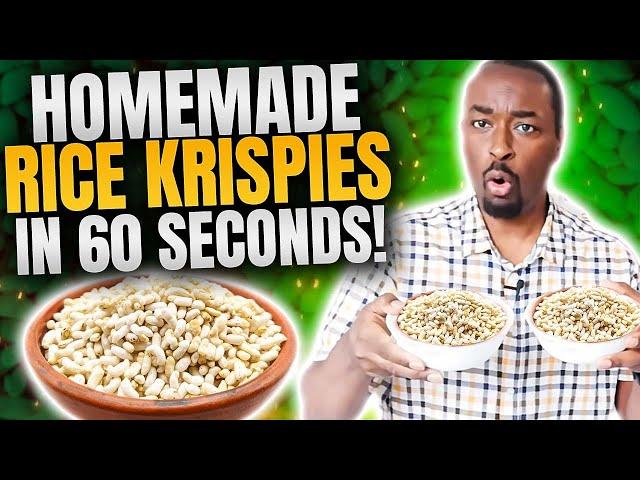 How to make homemade Rice Krispies!! (Rural Indian method) #muri #pori' #பொரி