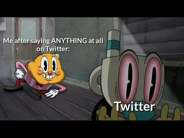 Twitter Portrayed By Cuphead Show!