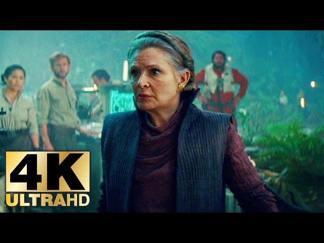 Star Wars: The Rise Of Skywalker - Leia's Death Scene | 4K UHD