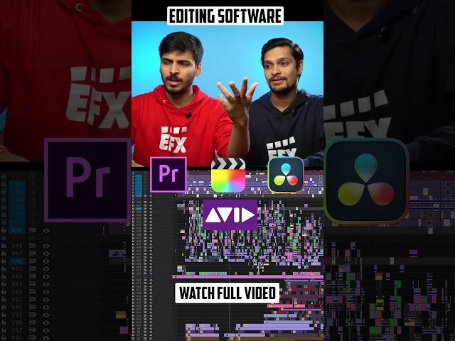 Editing Software Matters? #editing #fcp #avid #resolve #premierepro