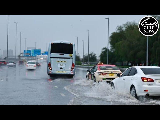 Weather in UAE: Heavy rain and thunder hit Dubai