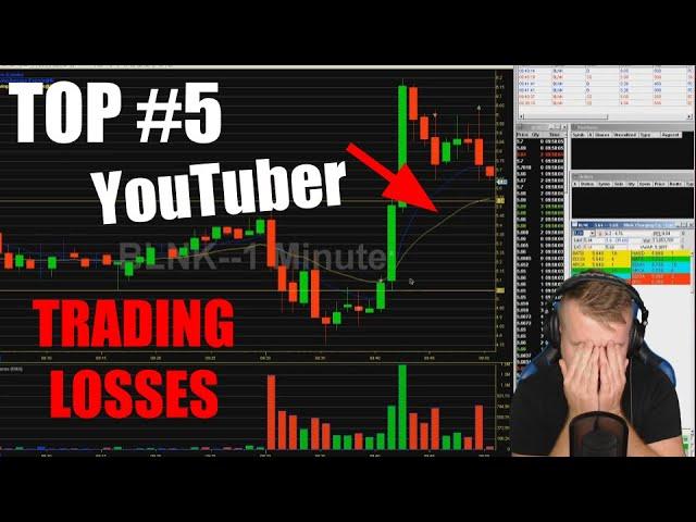 Top #5 YouTuber Live Trading Losses with Reactions!