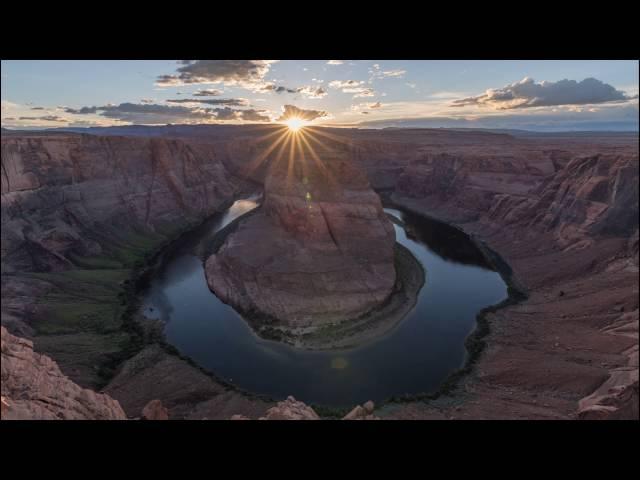 Horseshoe Bend Sunset Timelapse (April 11th 2016) - 4K