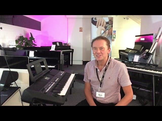 Yamaha PSRSX600 Keyboard Demo At Musicroom Lincoln