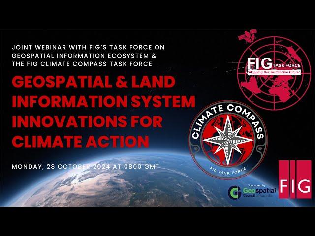 Geospatial & Land information System Innovations for Climate Action