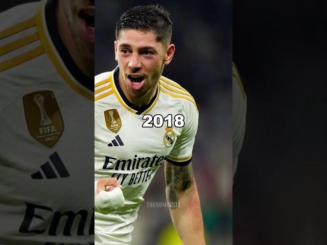 Fede Valverde evolution 2024-2014 #football #evolution #shorts #uruguay #realmadrid