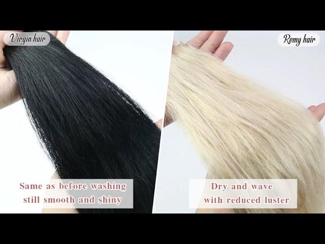 Ugeat virgin hair VS Ugeat remy hair