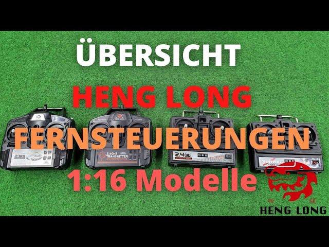 RC Tank Heng Long Remote Controls Overview Of The Last 12 Years