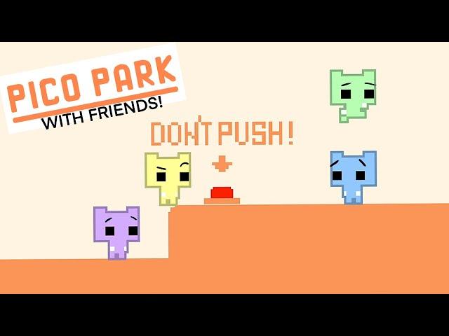 DON'T PUSH! Playing Pico Park with Friends ( More Levels )