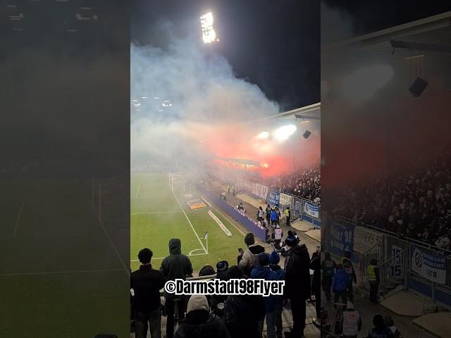 SV Darmstadt 98 - 1. FC Kaiserslautern | ️Pyro Lilien #pyro #d98flyer #svd #2liga #pyrotechnic