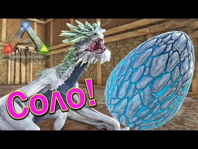 ARK Survival Evolved на карте Ragnarok - Яйцо Ледяной Виверны и Детёныш - (21)